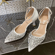 Load image into Gallery viewer, Georgia Rhinestone Heel