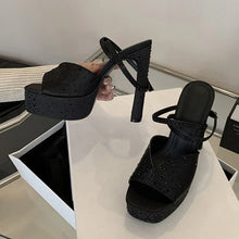 Load image into Gallery viewer, Ivy Rhinestone Platform