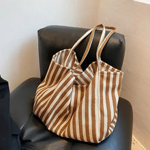 Load image into Gallery viewer, Quincy Striped Tote