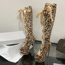 Load image into Gallery viewer, Sophia Leopard Platform