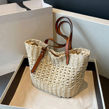 Load image into Gallery viewer, Lyanna Wicker Tote