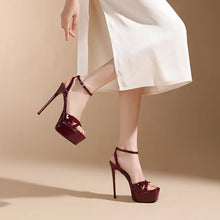Load image into Gallery viewer, Florence Leather Platform