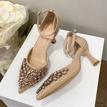 Load image into Gallery viewer, Georgia Rhinestone Heel