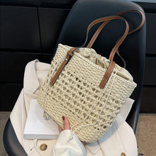 Load image into Gallery viewer, Lyanna Wicker Tote