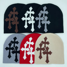 Load image into Gallery viewer, Harlee Cross Beanie
