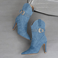 Load image into Gallery viewer, Gemma Denim Boot
