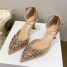 Load image into Gallery viewer, Georgia Rhinestone Heel

