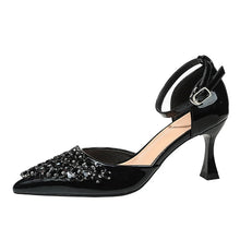 Load image into Gallery viewer, Georgia Rhinestone Heel
