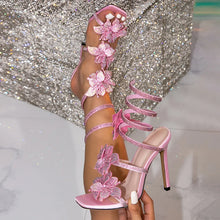 Load image into Gallery viewer, Genevieve Floral Heel
