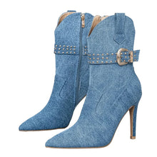 Load image into Gallery viewer, Gemma Denim Boot
