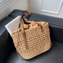 Load image into Gallery viewer, Lyanna Wicker Tote
