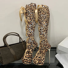 Load image into Gallery viewer, Sophia Leopard Platform
