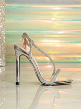 Load image into Gallery viewer, Lola Silver Heel
