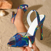 Load image into Gallery viewer, Eleanor Graffiti Heel
